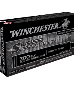 Winchester Super Suppressed Rifle Ammunition .300 AAC Blackout 200gr FMJOT 1060 fps 20/ct