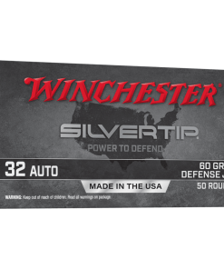 Winchester Silvertip Handgun Ammunition 32 Auto 60 gr. JHP 970 fps 50/ct