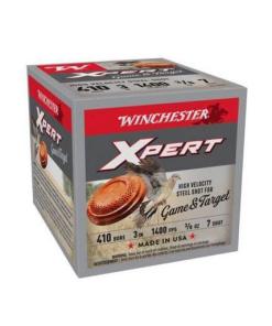 Winchester Xpert Steel Shotshells 410 ga 3" 3/8 oz 1400 fps #7 25/ct