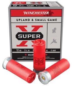 Winchester Super-X High-Brass Shotshells 12 ga 2-3/4" 1-1/4 oz 1330 fps #4 25/ct