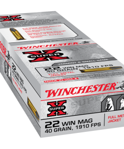 Winchester Super-X Magnum Rimfire Ammunition .22 WMR 40 gr. FMJ 1910 fps 50/ct