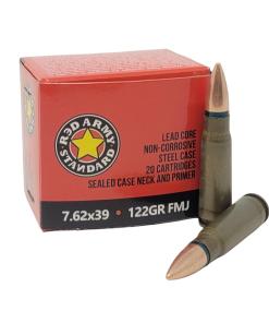 Century Arms Red Army Standard rifle Ammunition 7.62x39 122gr FMJ 20/ct